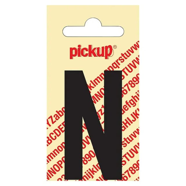 Pickup Aufkleber (Motiv: N, Schwarz, Höhe: 60 mm)