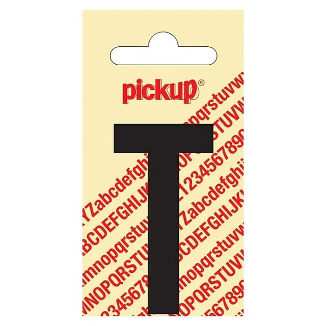 Pickup Aufkleber (Motiv: T, Schwarz, Höhe: 60 mm)