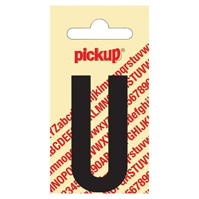 Pickup Aufkleber (Motiv: U, Schwarz, Höhe: 60 mm)
