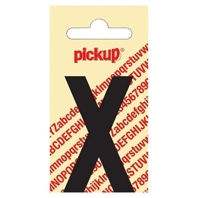 Pickup Aufkleber (Motiv: X, Schwarz, Höhe: 60 mm)