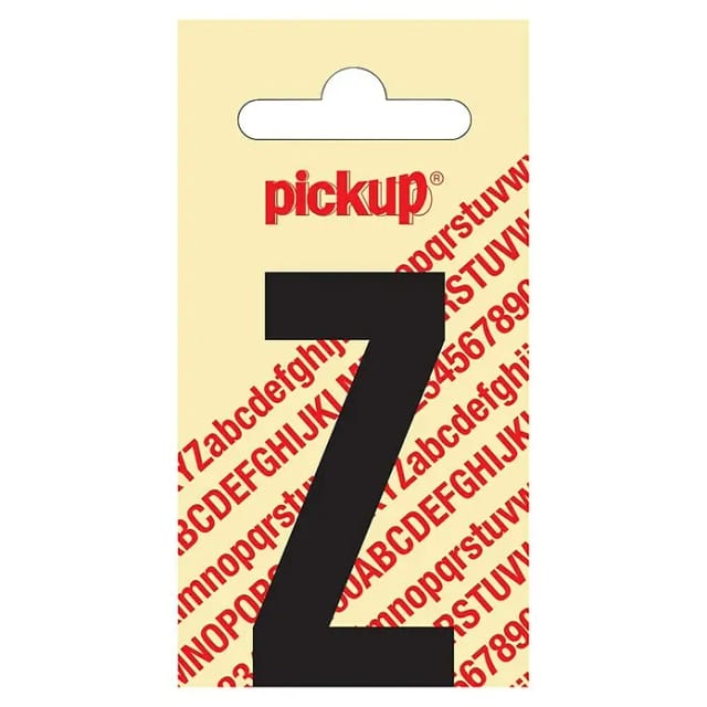 Pickup Aufkleber (Motiv: Z, Schwarz, Höhe: 60 mm)