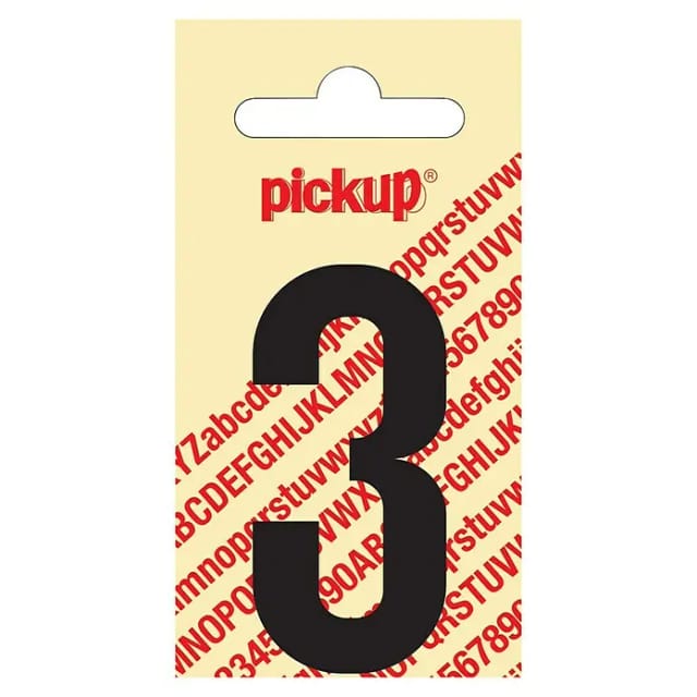Pickup Aufkleber (Motiv: 3, Schwarz, Höhe: 60 mm)