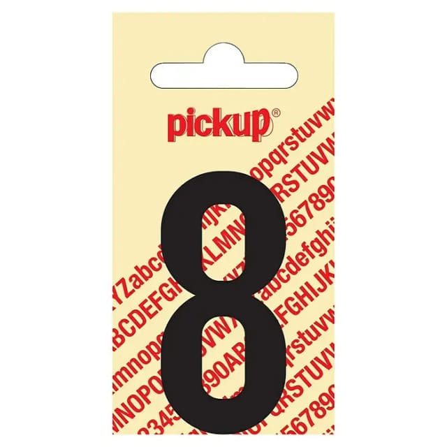Pickup Aufkleber (Motiv: 8, Schwarz, Höhe: 60 mm)