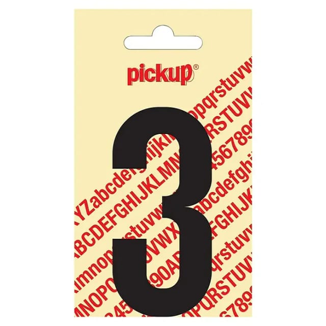 Pickup Aufkleber (Motiv: 3, Schwarz, Höhe: 90 mm)