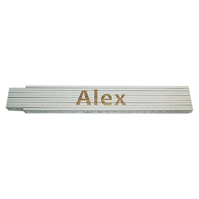 Zollstock (Aufdruck: Alex, 2 m)