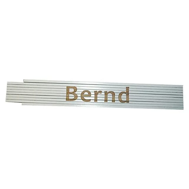Zollstock (Aufdruck: Bernd, 2 m)