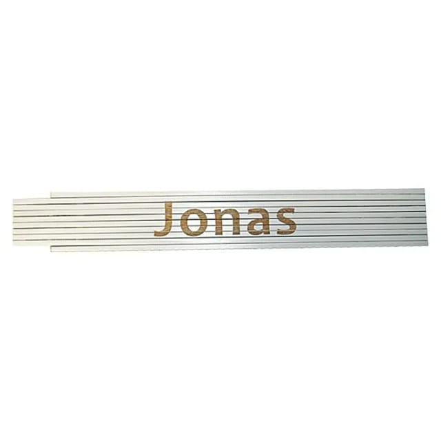 Zollstock (Aufdruck: Jonas, 2 m)