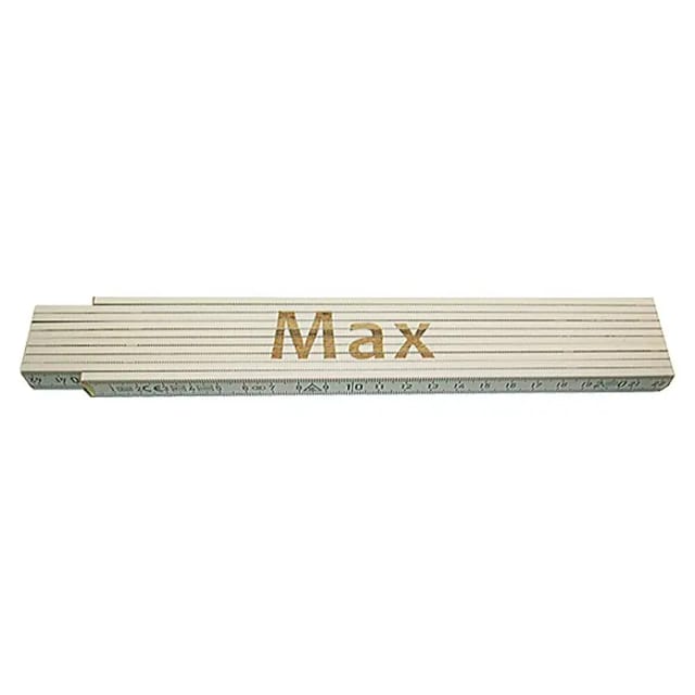 Zollstock (Aufdruck: Max, 2 m)