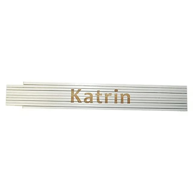 Zollstock (Aufdruck: Katrin, 2 m)