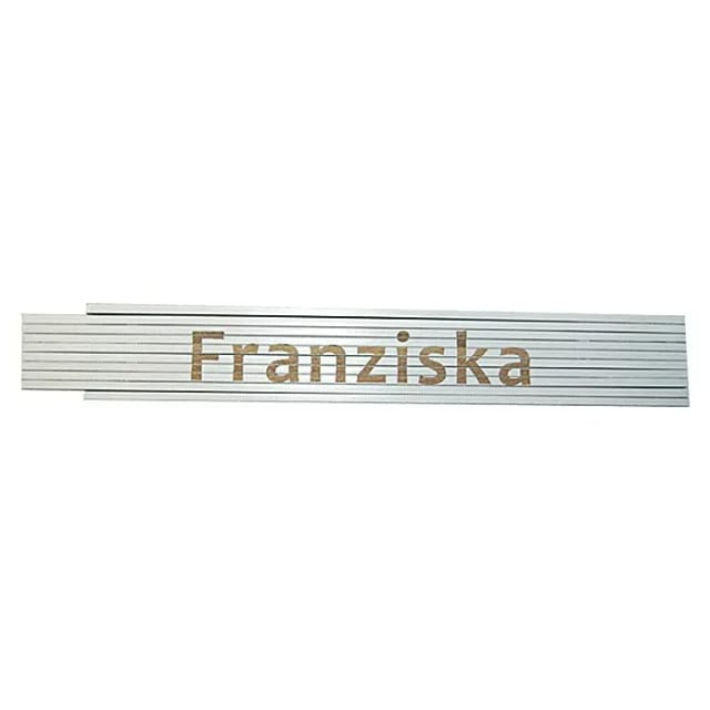 Zollstock (Aufdruck: Franziska, 2 m)