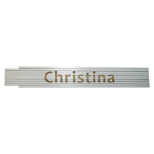 Zollstock (Aufdruck: Christina, 2 m)
