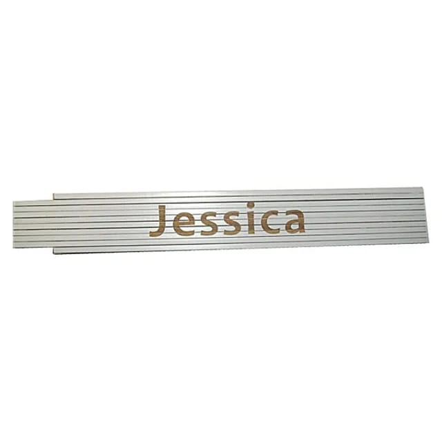 Zollstock (Aufdruck: Jessica, 2 m)