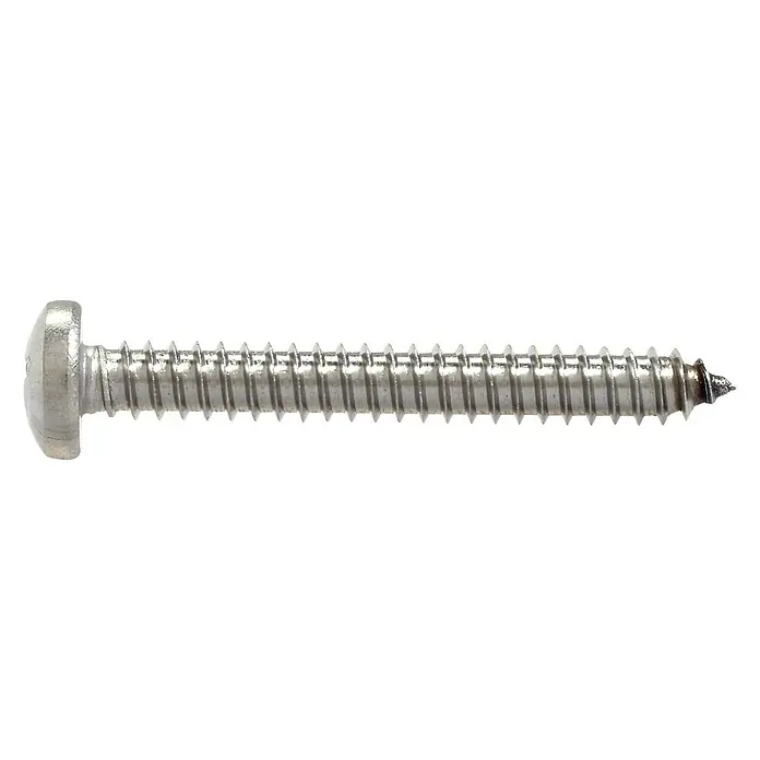 Marinetech Blechschraube (Ø x L: 3,9 x 13 mm, A4, Edelstahl, Kopf-Kreuzschlitz (Pozidriv), Linsenkopf)