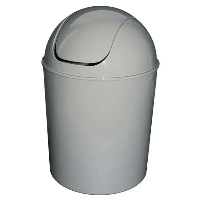 Schwingdeckeleimer Ice Cream (5 l, Kunststoff, Grau)