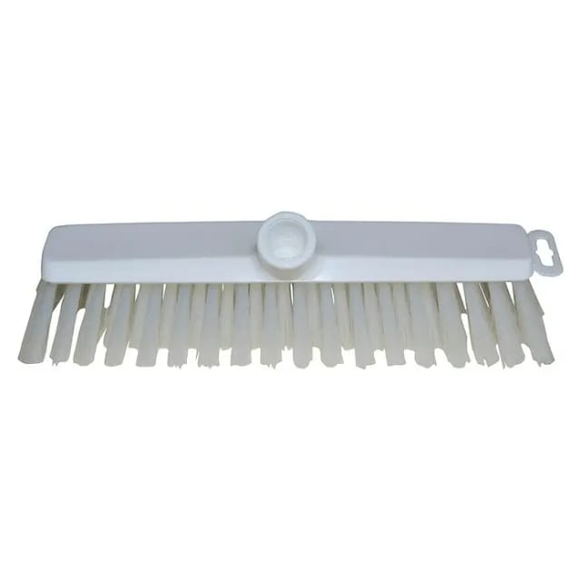 Haug Besen (Weiß, Breite Besen: 29,5 cm, Material Borsten: Polyester PBT, Mit Lasche zum Aufhängen)