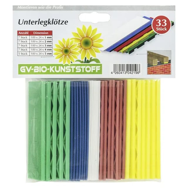 Unterlegkeil Set - Mix UK 33 (33 Stk.)