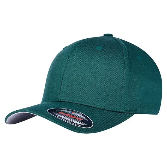Flexfit Baseballkappe (Dunkelgrün, L/XL)