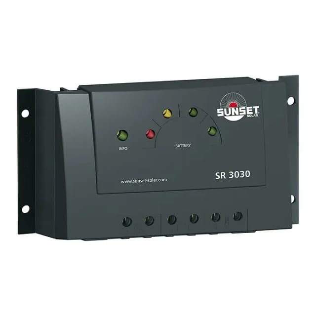Sunset Solarladeregler SR 3030 (Max. Laststrom: 30 A, 12 V - 24 V)