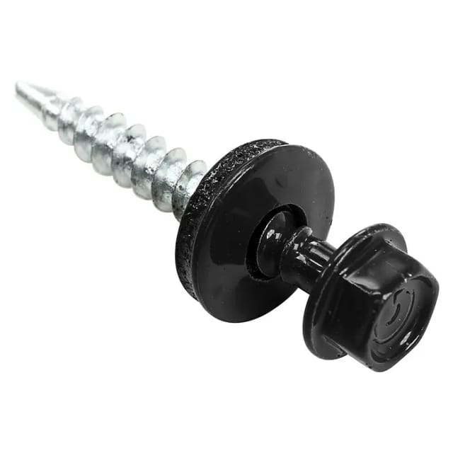 Metdach Schrauben (Schwarz, Ø x L: 4,8 x 35 mm, 50 Stk.)