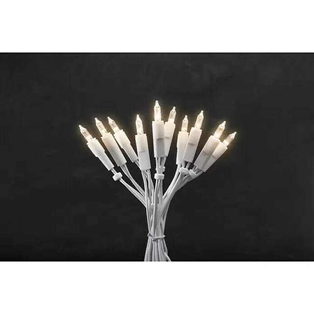 Konstsmide LED-Lichterkette (Innen, Lichtfarbe: Warmweiß, Anzahl Leuchtmittel: 35 Stk., Netzbetrieben, Weiß)