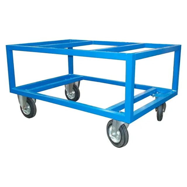 Palettenwagen (L x B x H: 1.200 x 800 x 660 mm, Traglast: 500 kg, Pulverbeschichtet)