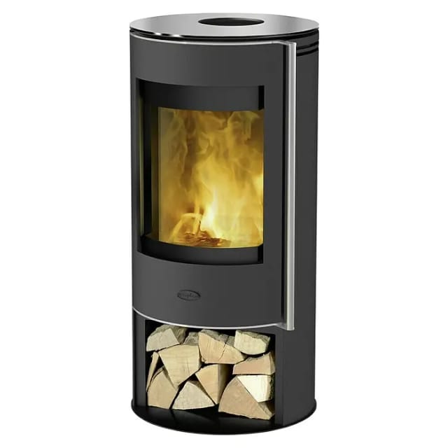 Fireplace Kaminofen Verona (5 kW, Raumheizvermögen: 90 m³, Material Verkleidung: Stahl, Schwarz)