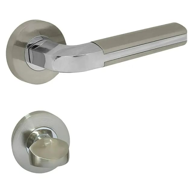 Lienbacher WC-Drückergarnitur Data (Schlitzkopf/Olive, Nickel)