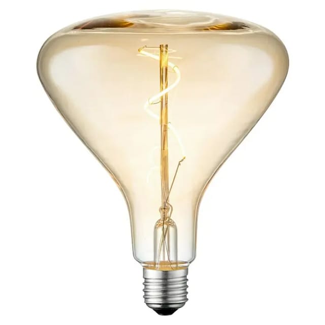 Home Sweet Home LED-Lampe Vintage Globe-Form E27 (E27, Dimmbar, Warmweiß, 130 lm, 3 W, Farbe: Gold)