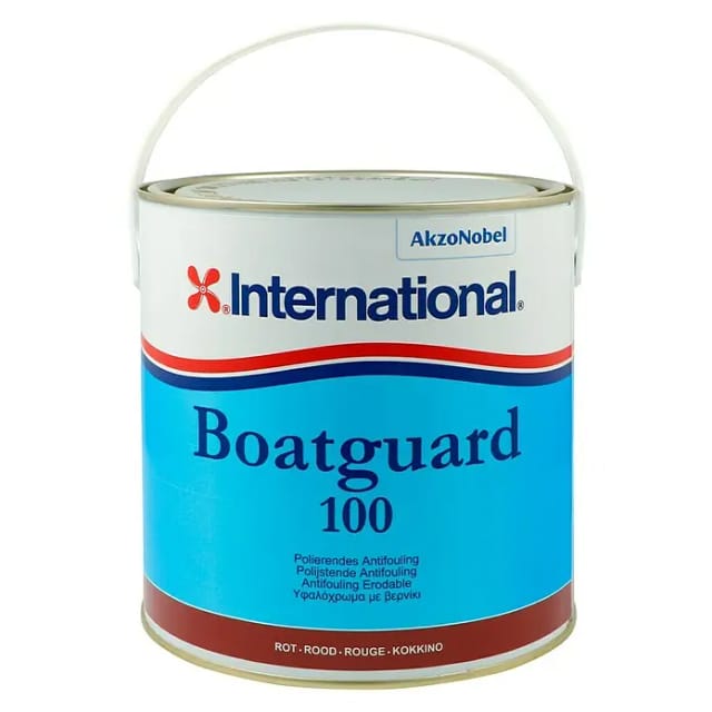 International Selbstpolierendes Antifouling Boatguard 100 (Rot, 2,5 l)