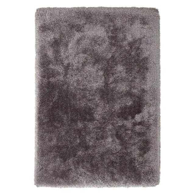 Kayoom Hochflorteppich Cosy (Silber, 170 x 120 cm, 100 % Polyester)