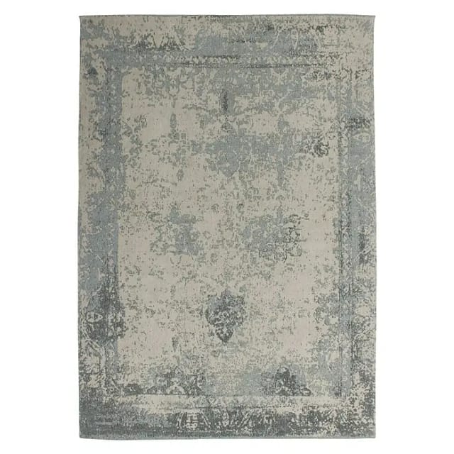 Kayoom Flachgewebeteppich Select 275 (Grau, 170 x 120 cm, 50% Baumwolle, 50% Polyester Chenille)