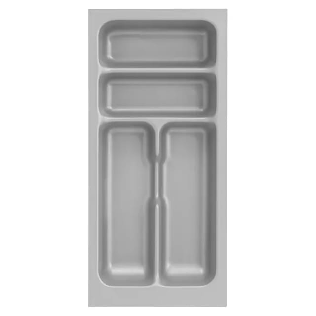 Optifit Besteckkasten (47,3 x 30 x 5 cm, Silbergrau)
