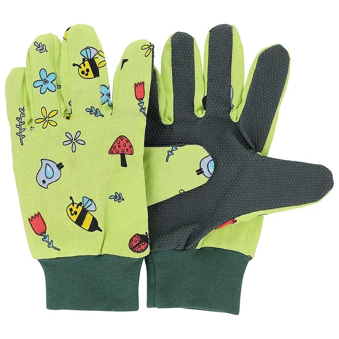 Gardol Kinder-Gartenhandschuhe Tiere (Handschuhgröße: 5, Gelb)