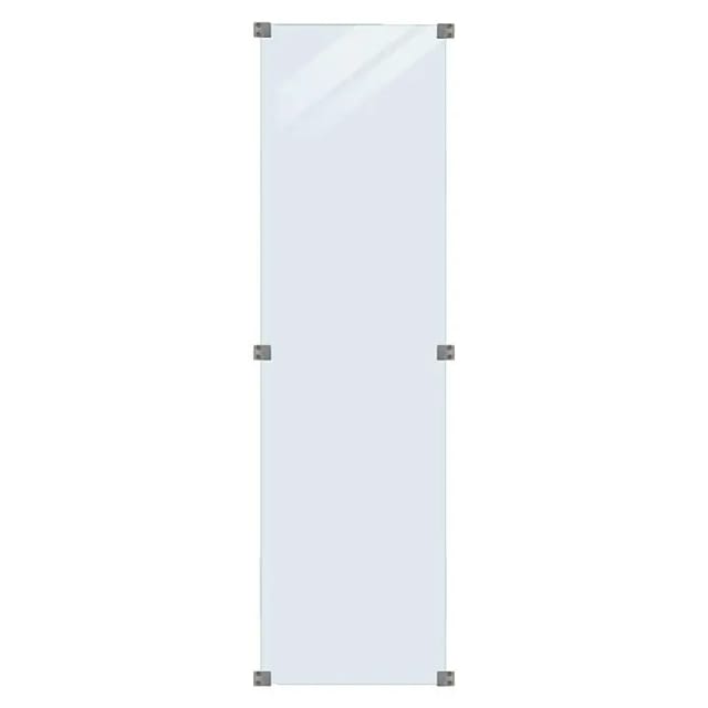 Plus Sichtschutzelement Futura Klar (55,4 x 176 cm, Glas, Transparent)