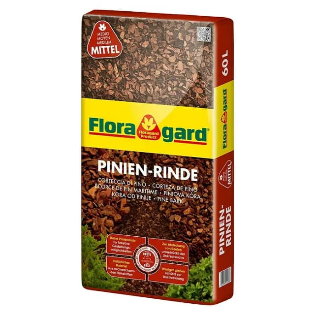 Floragard Dekor-Mulch Pinien-Rinde (60 l, 15 mm - 25 mm)
