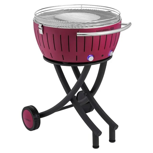 LotusGrill Holzkohlegrill XXL (Durchmesser Grillfläche: 57,6 cm, Pflaumenlila)