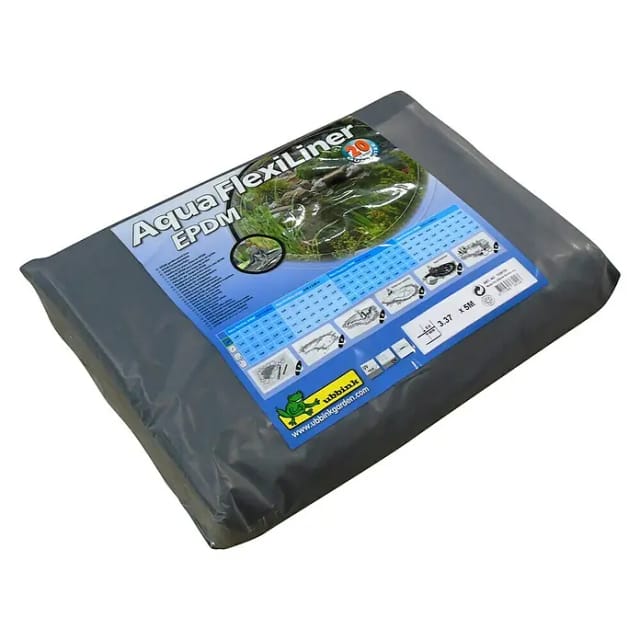 Ubbink Kautschuk-Teichfolie AquaFlexiLiner (Stärke: 0,6 mm, L x B: 5 x 3,37 m)