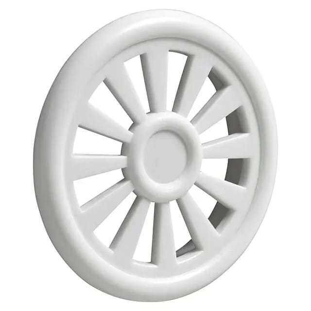 Hettich Luftgitter (Durchmesser: 55 mm, Kunststoff)