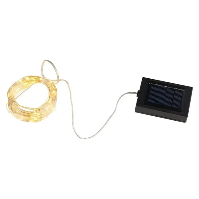 Globo Solar-Lichterkette (IP44, Länge: 1,35 m)