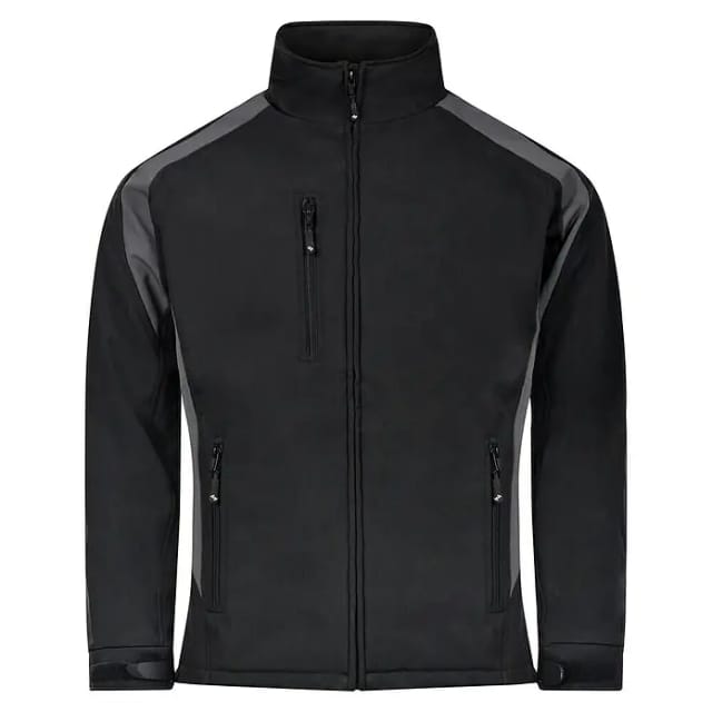 HD Concept Softshell-Jacke Fit (Schwarz/Grau, XXL)
