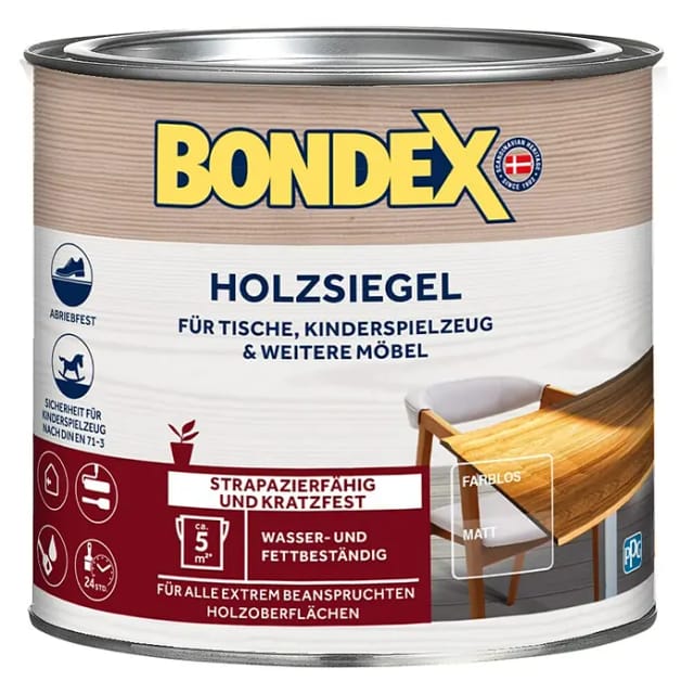 Bondex Klarlack Holzsiegel (Farblos, Matt, 250 ml, Wasserbasiert)