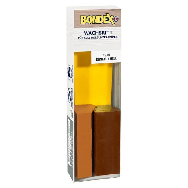 Bondex Wachskittstange (Teak Hell/Dunkel, 7 g)