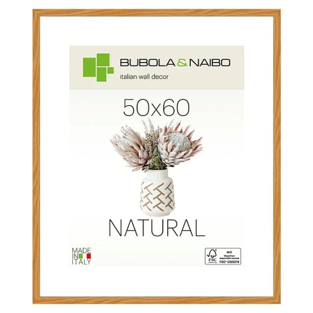 Bubola & Naibo Holzrahmen Tulipa 6340 (50 x 60 cm, Eiche)