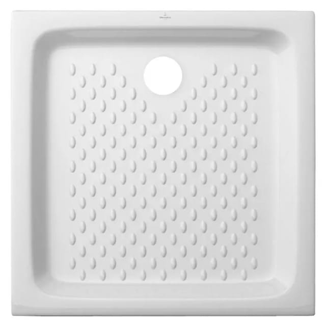 Villeroy & Boch O.novo Duschwanne (L x B: 70 x 70 cm, Keramik, Weiß, Rutschfest)