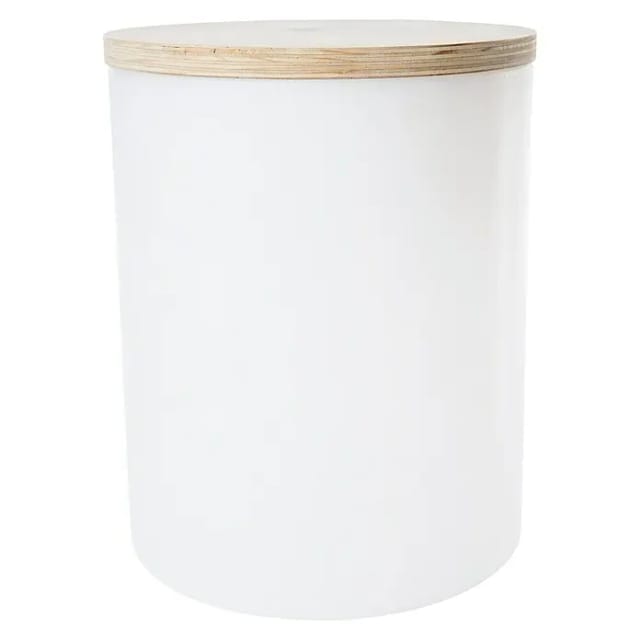 8 Seasons Design Shining LED-Dekoleuchte Drum (6 W, Weiß, L x B x H: 37 x 37 x 45 cm)