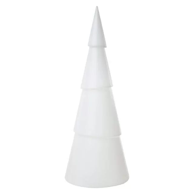 8 Seasons Design Shining LED-Solar-Weihnachtsleuchte Tree (Weiß, Durchmesser: 29 cm)