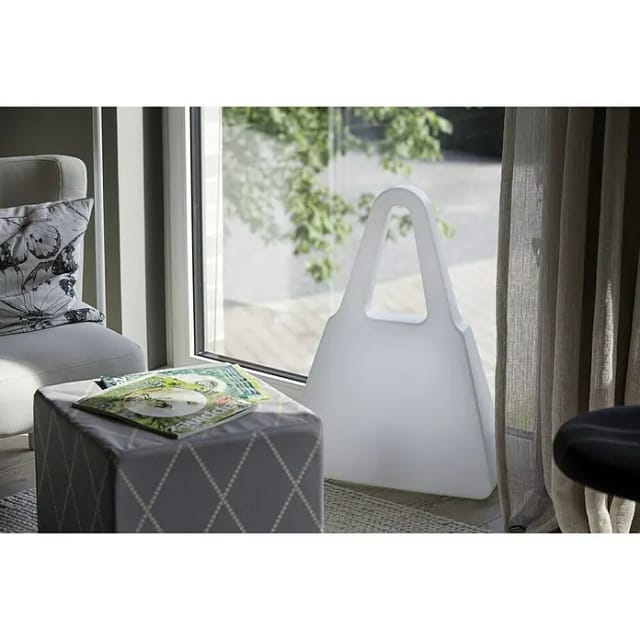 8 Seasons Design Shining LED-Dekoleuchte Bag (6 W, Weiß, L x B x H: 19 x 55 x 75 cm)