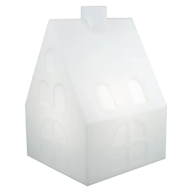 8 Seasons Design Shining LED-Solar-Dekoleuchte House (2 W, Weiß, L x B x H: 39 x 39 x 57 cm)