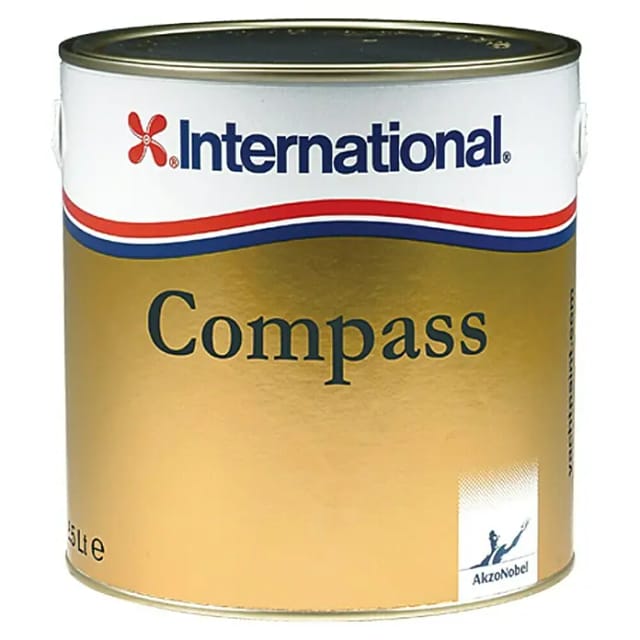 International Klarlack Compass (Bernstein, 2,5 l, Hochglänzend, Geeignet für: Ölige/fetthaltige Hartholzsorten)