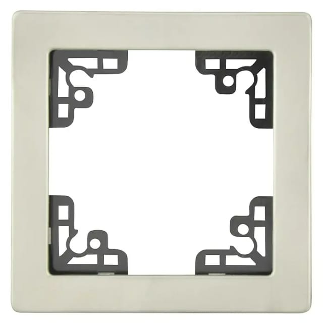 Voltomat FERA Abdeckrahmen Soft (Edelstahl, 1-fach, Edelstahl)